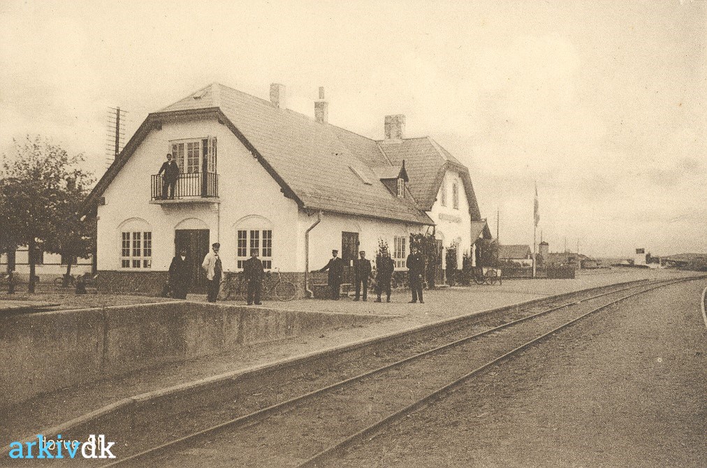 omhyggeligt Forkortelse grænse arkiv.dk | Hørve Station i begyndelsen af 1900-tallet