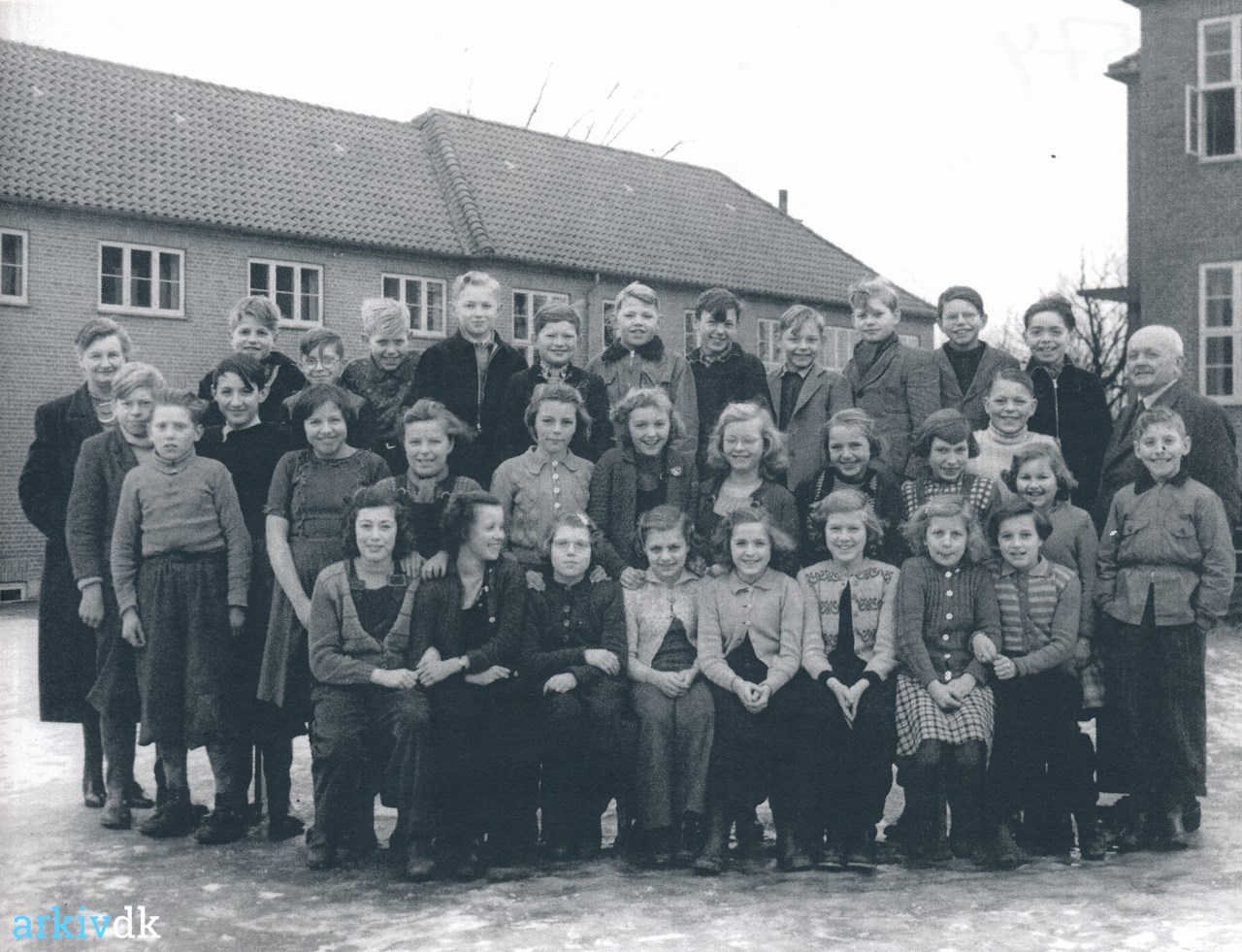 Latterlig Arbitrage Udstråle arkiv.dk | Elever på Tølløse Centralskole 1952 eller 1953. Flere opl.: se  bag på reg. blad. Sandsynligvis 5. eller 6. klasse.