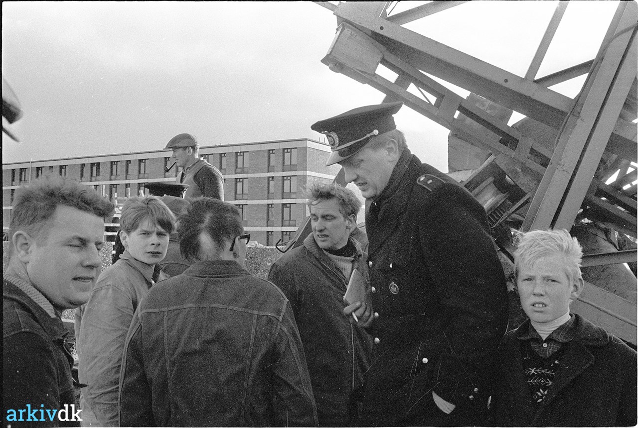 Kran-ulykke ved Vollsmose-byggeriet, 1967