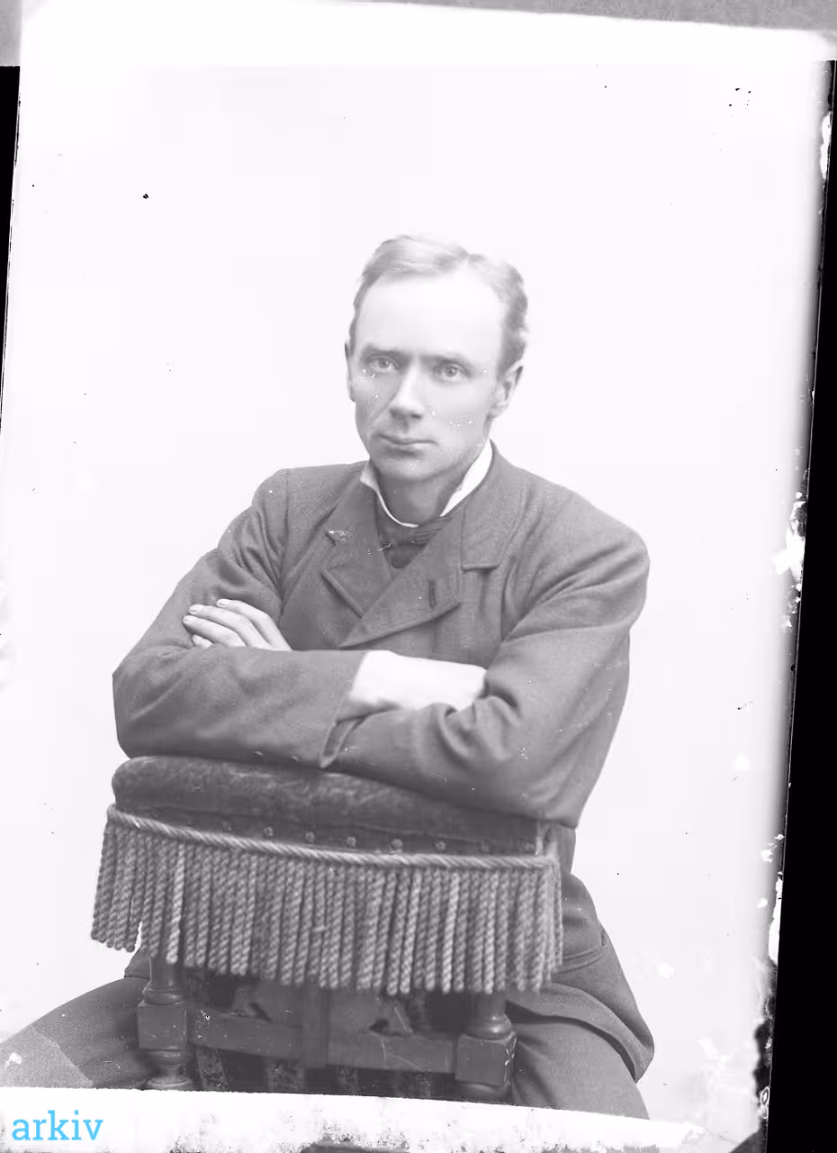 arkiv.dk Portræt af lærer fra Askov Højskole