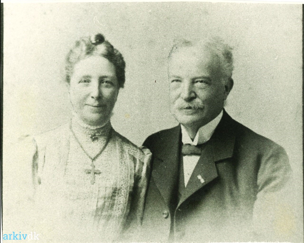 | Olrik, Christian Magnus og hustru Præst ved Sørup - Sankt Jørgens Kirke, senere Provst