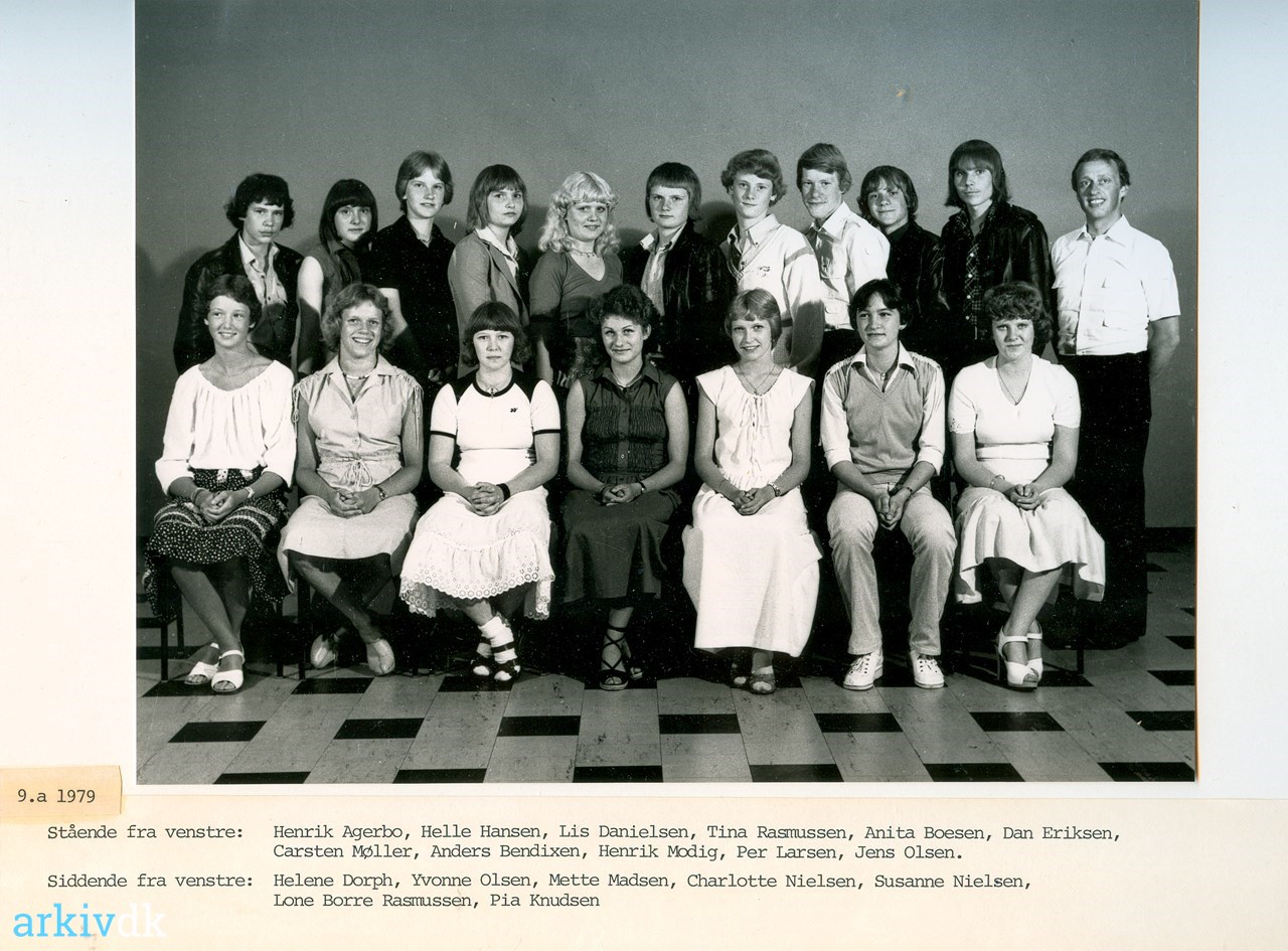 arkiv.dk Rørbæk skolefoto 1979