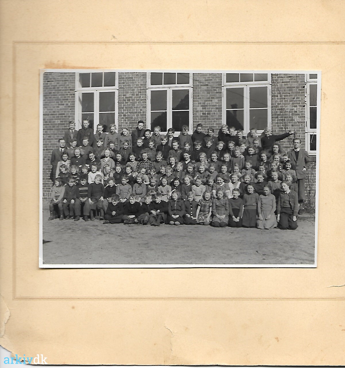 akse Banzai rangle arkiv.dk | Vestergade 25 Skolebillede fra 1948