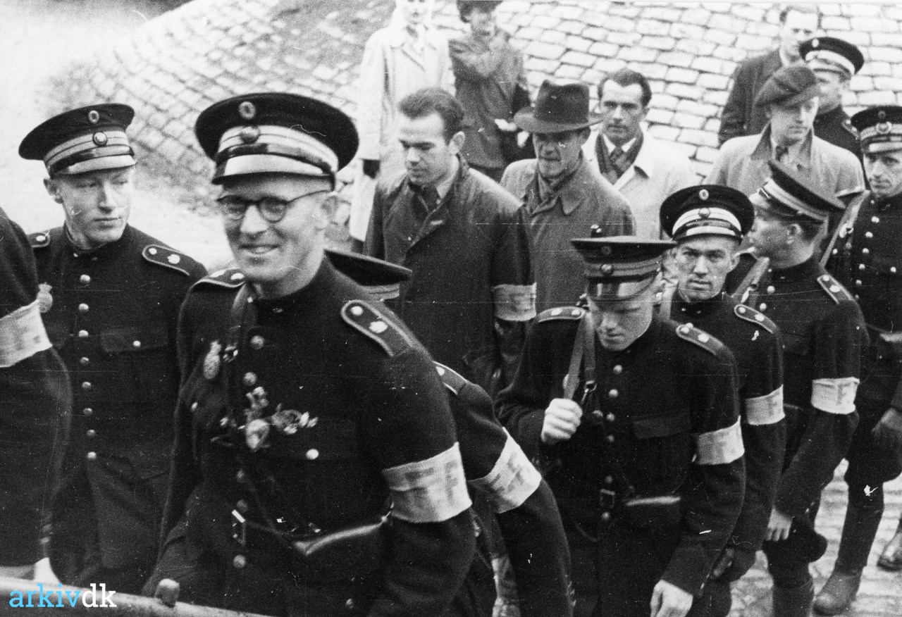 arkiv.dk | Politiet Rådhus efter Befrielsen, 5. maj 1945