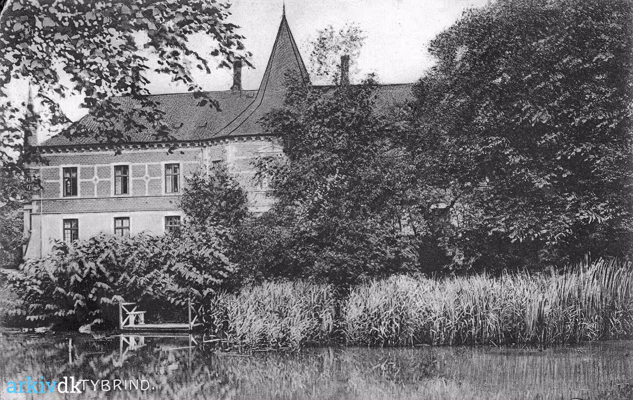 Arkiv dk Hovedbygningen P Tybrind r 1924 rslev Sogn