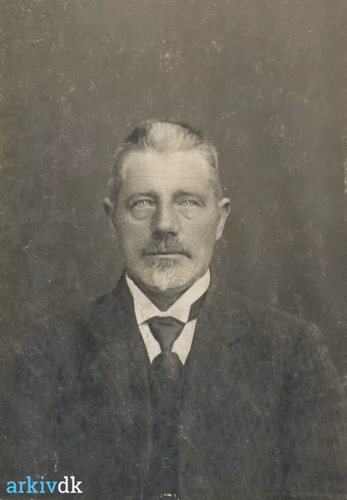 arkiv.dk Jens Andersen, gartner i Grenaa, og hans familie.