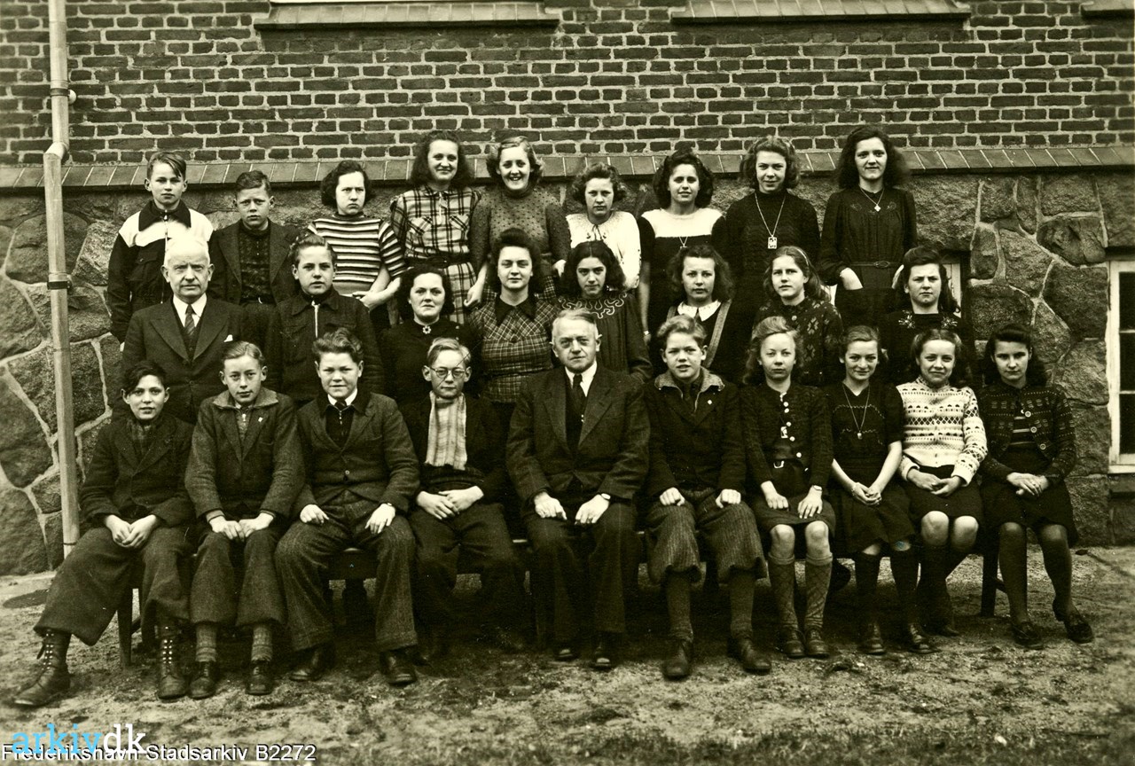 arkiv.dk | 8. klasse Skole Frederikshavn 1943-1944