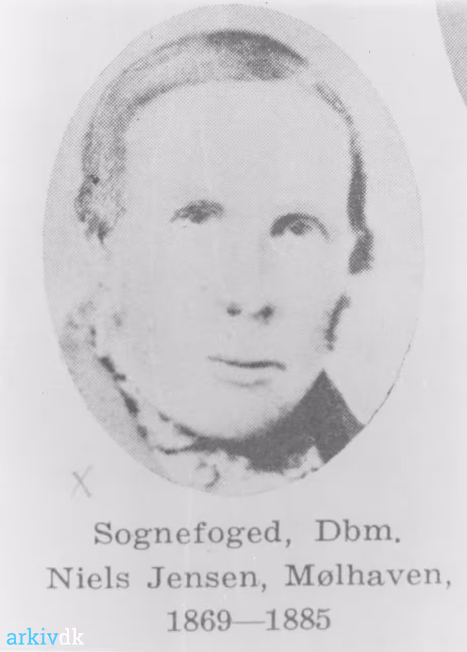 arkiv.dk Sognefoged Niels Jensen, Mølhaven
