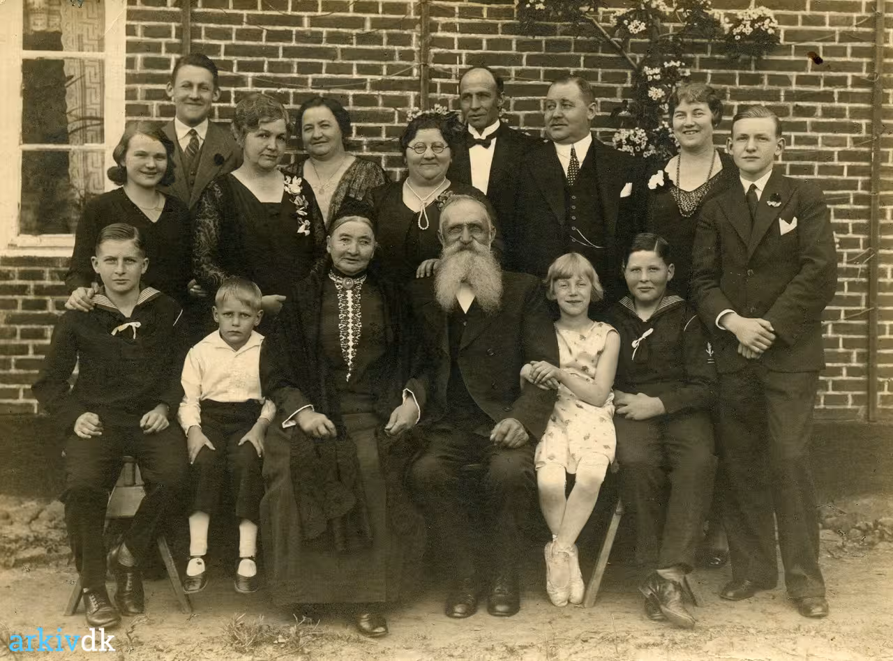 arkiv.dk Gartner Carl Christian Sørensen og familie, 192931