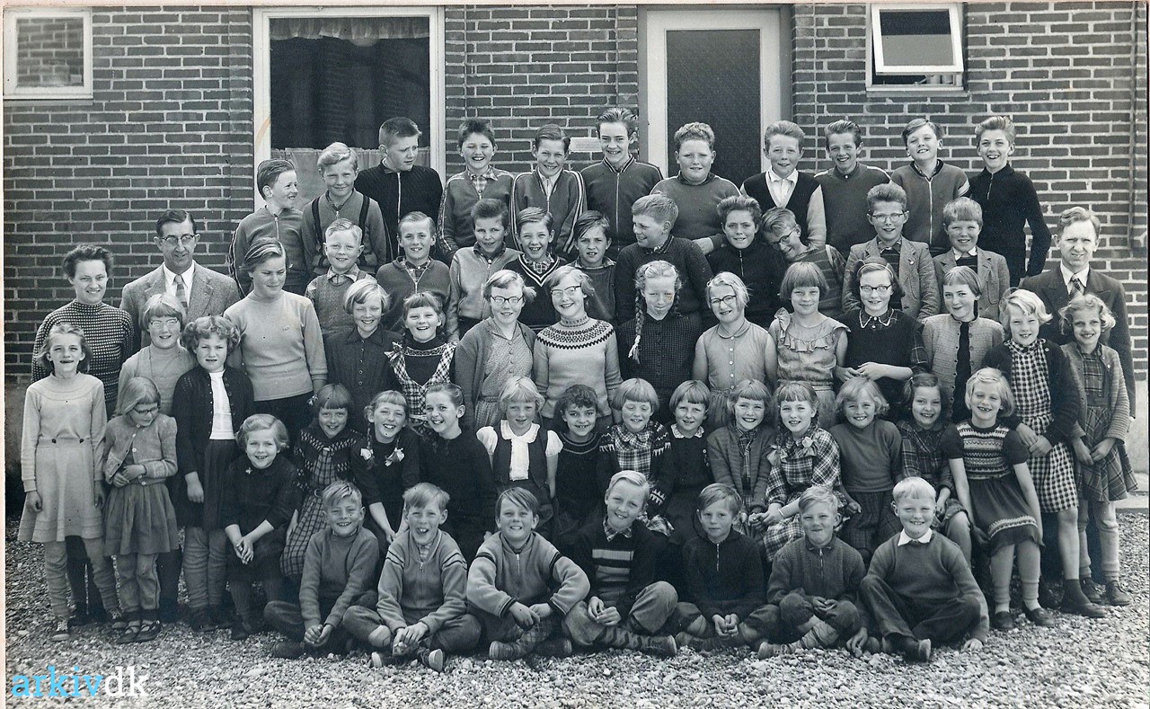 arkiv.dk | Hygum Paakærvej 3, 1958. Placering: " Skoler-Hygum Skole."