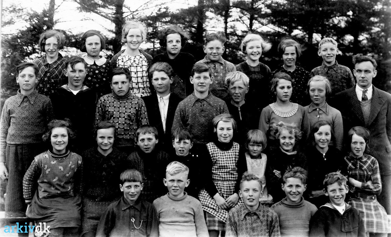arkiv.dk | Lærer ved skole.1935