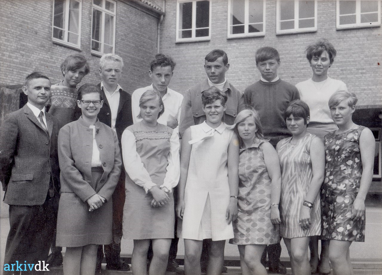 arkiv.dk | Broager Skole, klassebillede,1967/68,