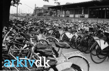 arkiv.dk | Masser af cykler station