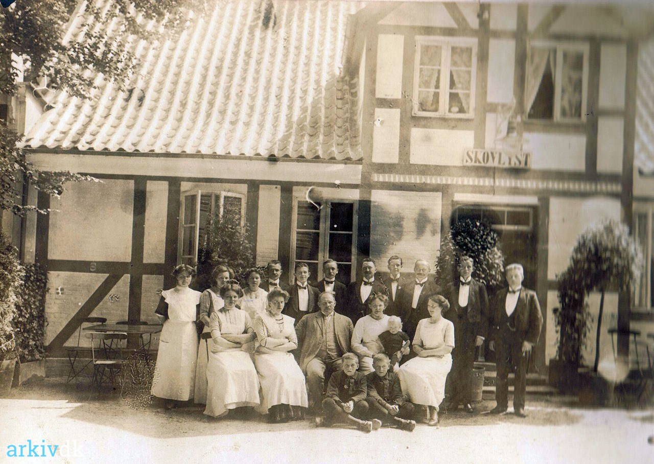 arkiv.dk Bøge Skov - Restaurant Skovlyst - 1920 før