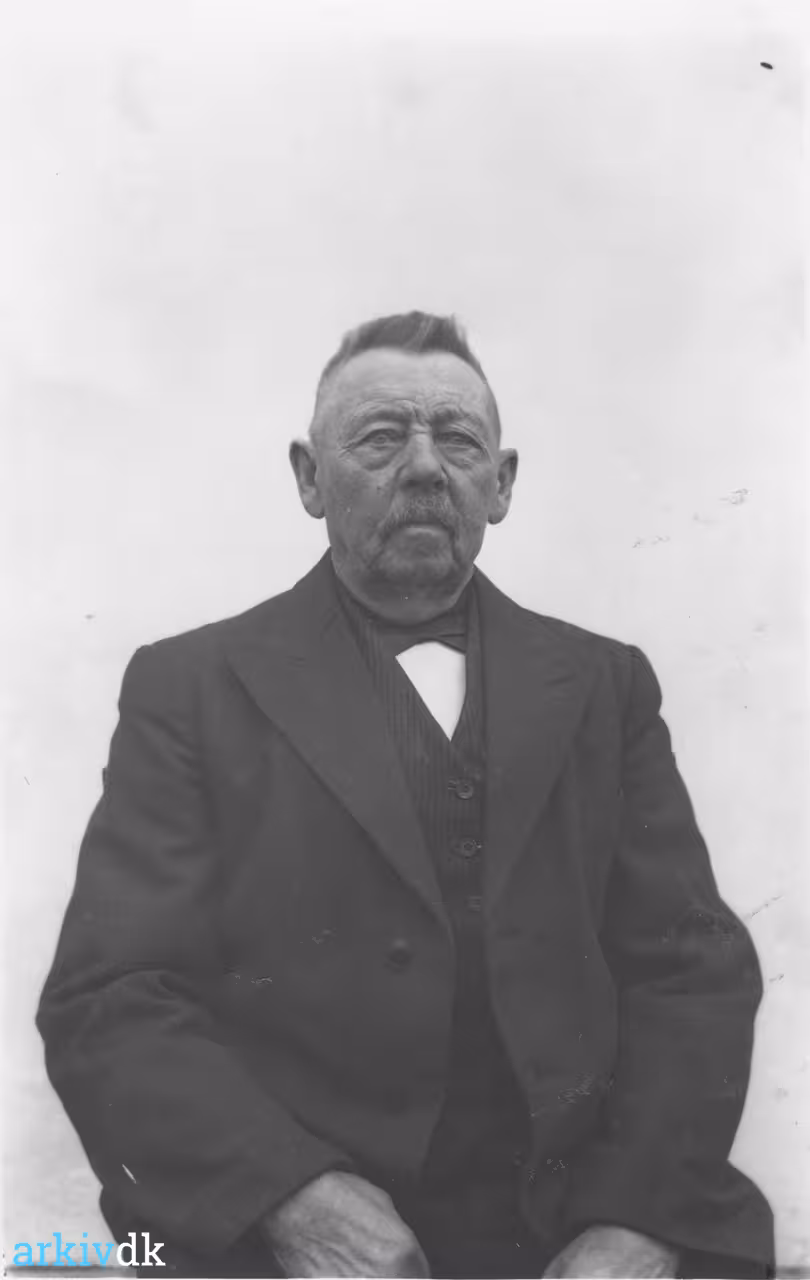 arkiv.dk Portræt af Rasmus Johansen, "Ras Wensel", Gl. Rye