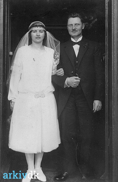 | Brudeparret Jenny Nielsen og Niels Frederik Jørgensen