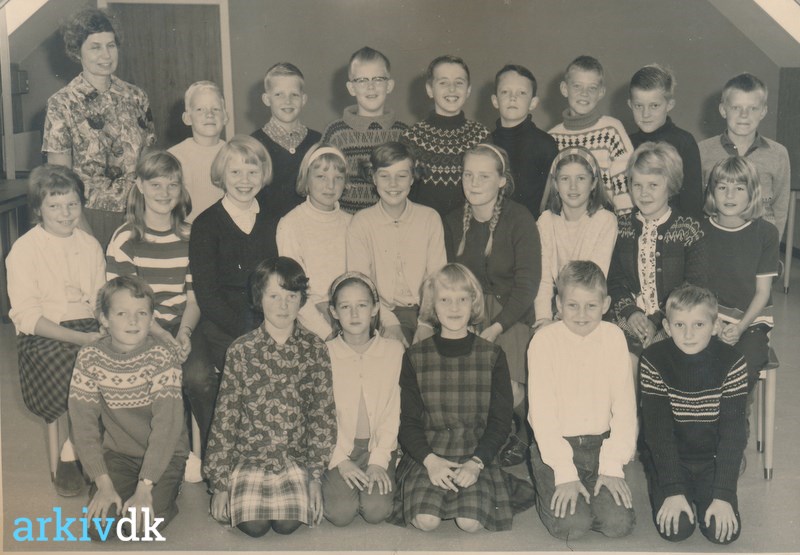 arkiv.dk | Klassebillede skole, 5 1965