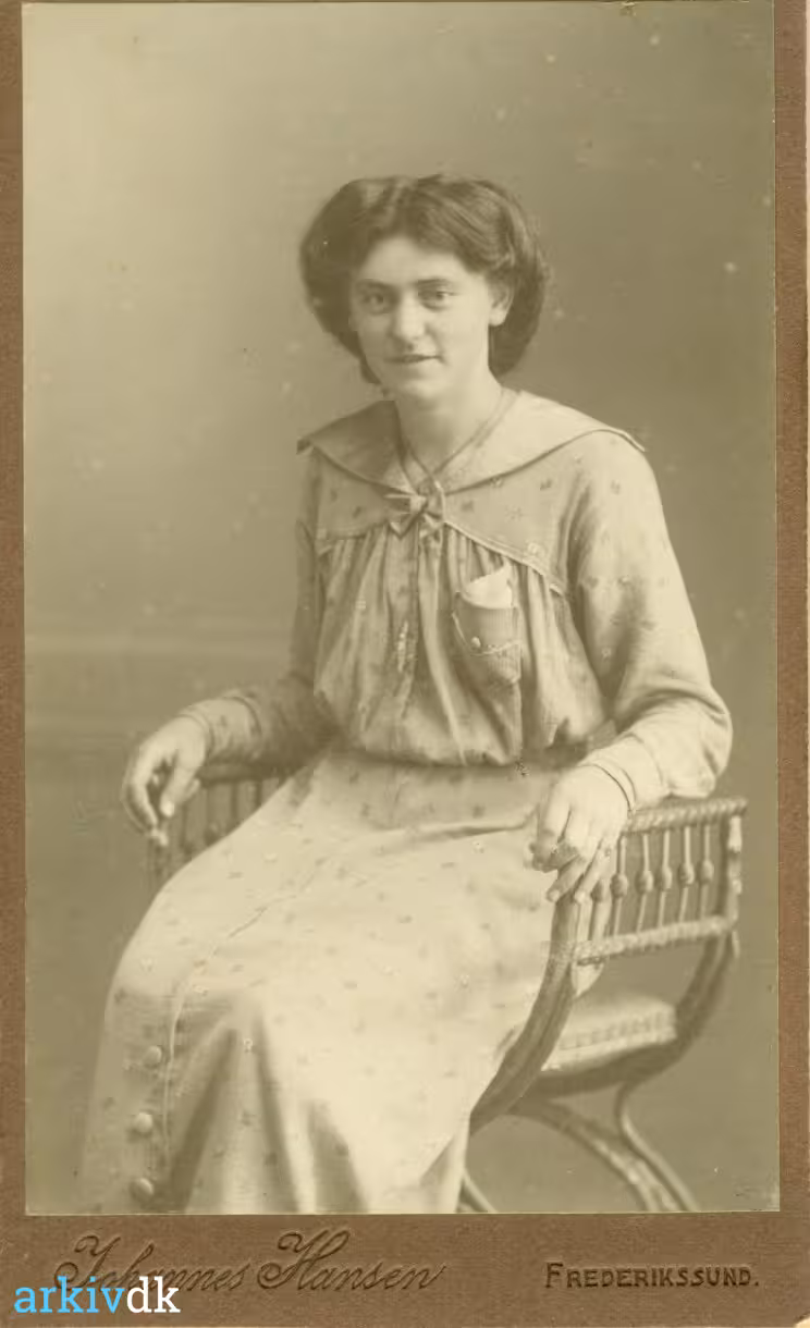 arkiv.dk Kirstine Harriet Hansen, Bonderupgaard.